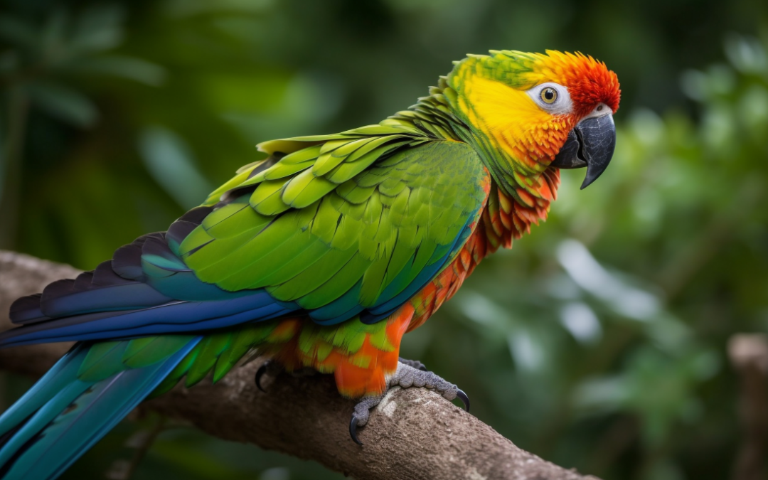 Il pappagallo: colori, intelligenza e simpatia