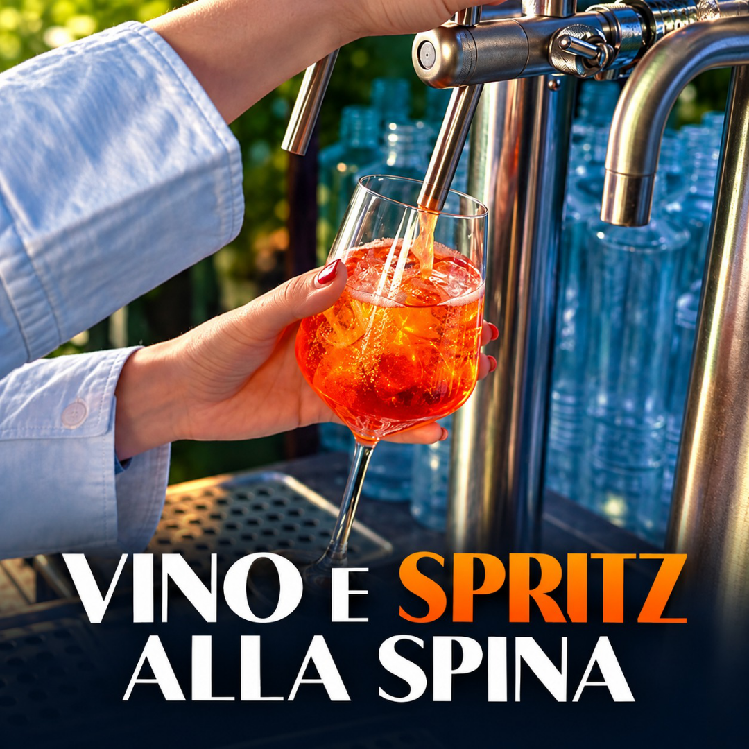 Vino e Spritz alla spina: il piacere dell’aperitivo a un prezzo speciale